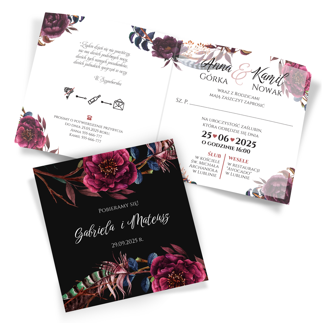 Zaproszenia Ślubne Amanda4