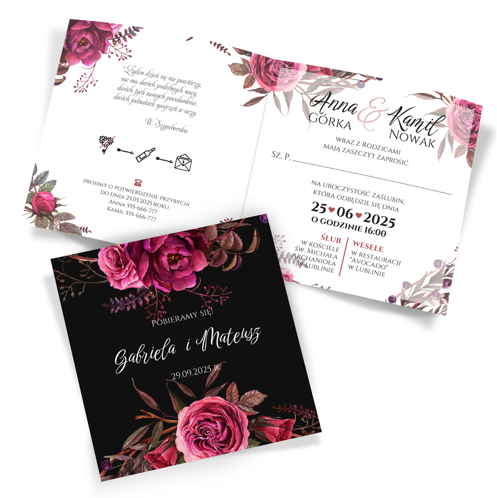 Zaproszenia Ślubne Amanda4