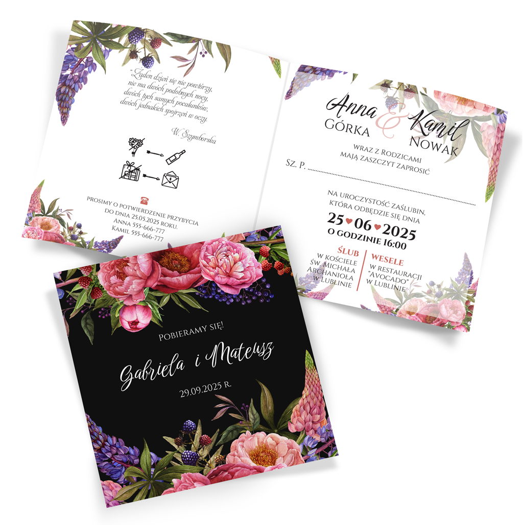 Zaproszenia Ślubne Amanda4