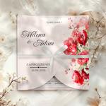 Zaproszenia ślubne składane - Sybila