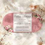 Zaproszenia ślubne składane - Sybila