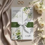 Zaproszenia ślubne brama z opaską - Marcela