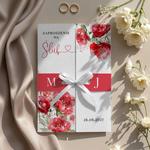 Zaproszenia ślubne brama z opaską - Marcela