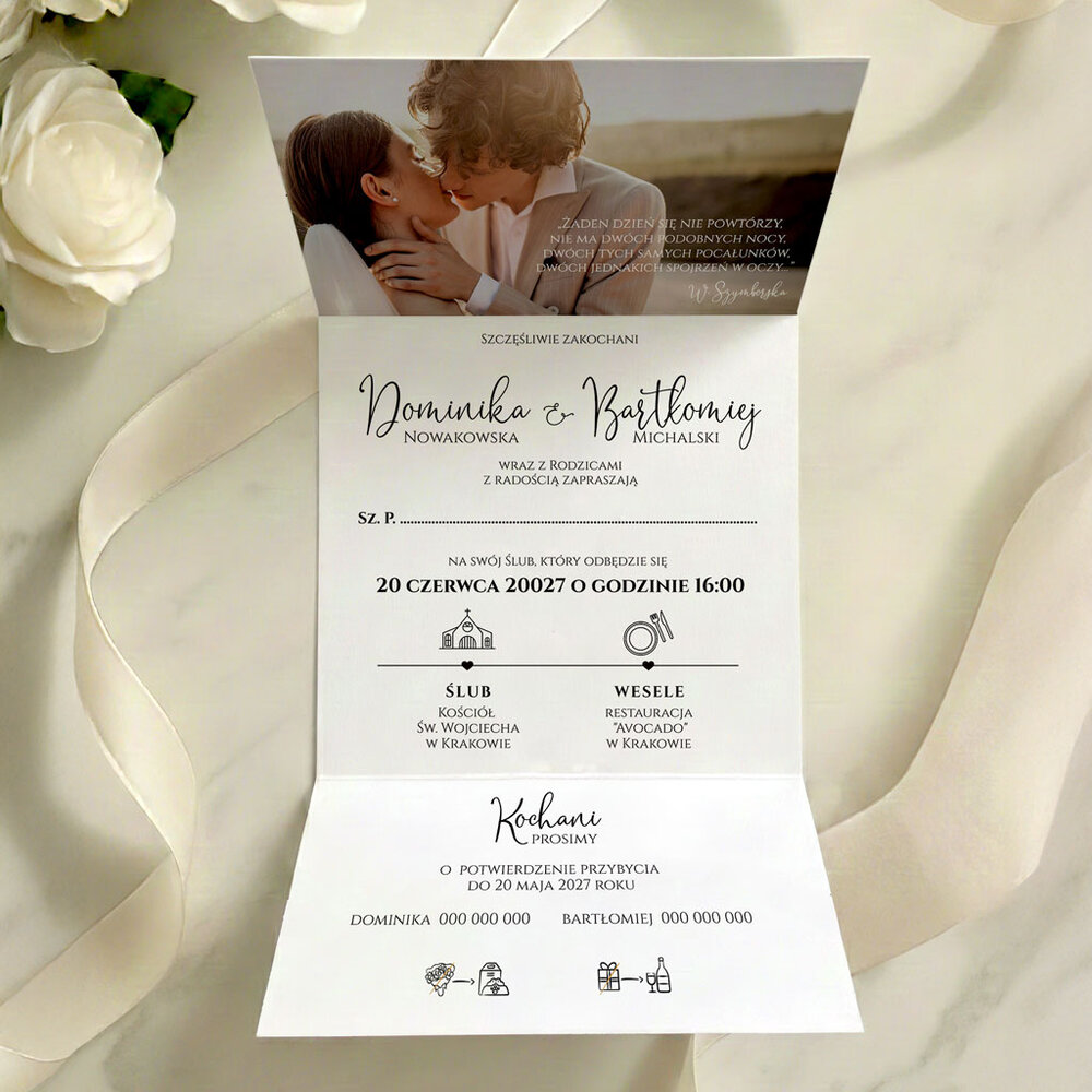 Zaproszenia Ślubne Dina