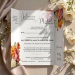 Zaproszenia ślubne brama z opaską - Marcela