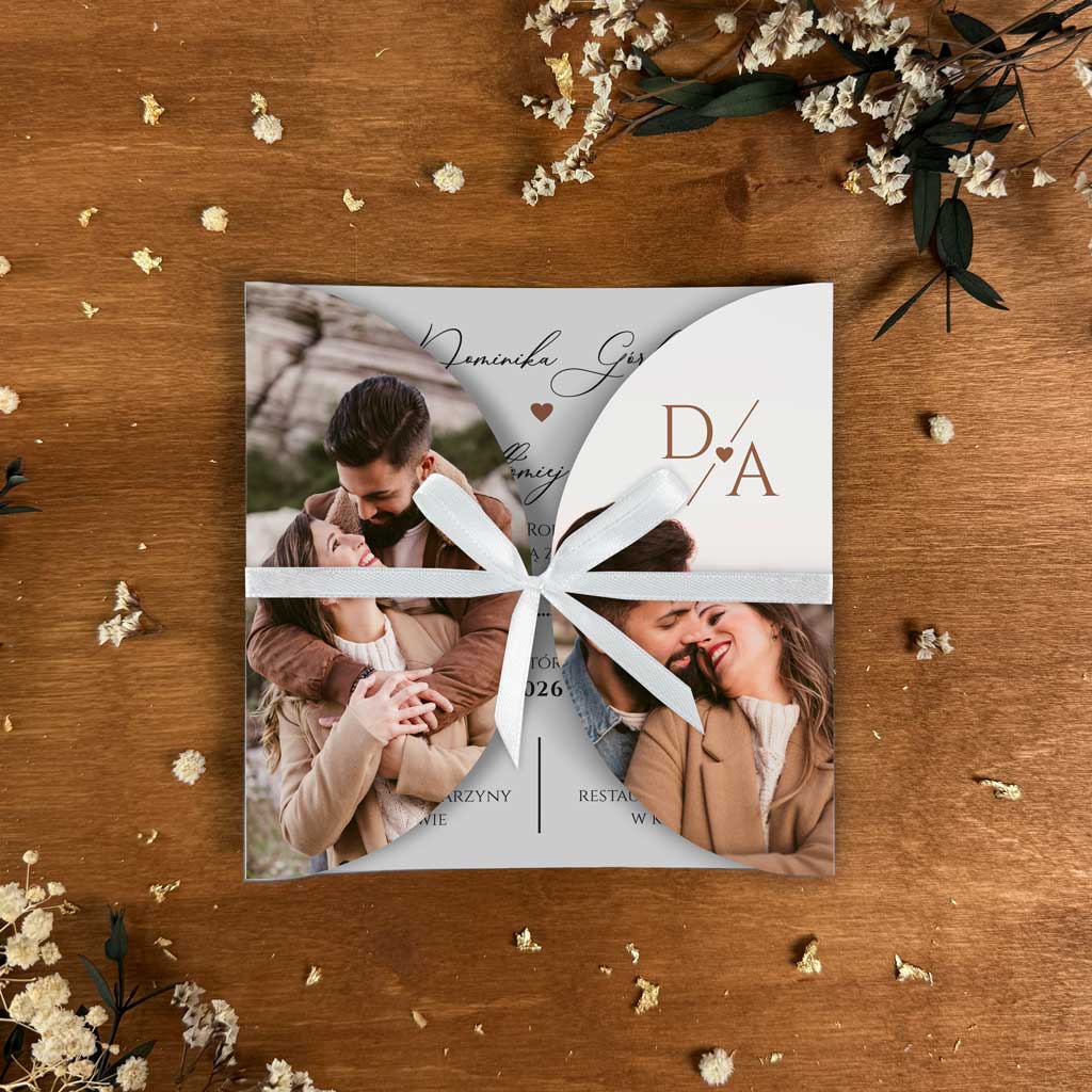 Zaproszenia Ślubne ze zdjęciem Dafne