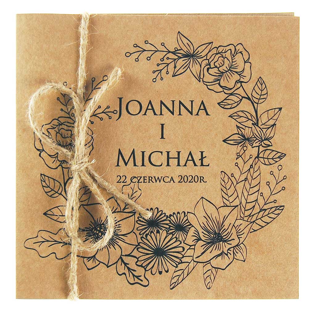 Zaproszenia Ślubne Eko Nastia