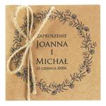 Zaproszenia Ślubne Eko Nastia