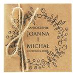 Zaproszenia Ślubne Eko Nastia