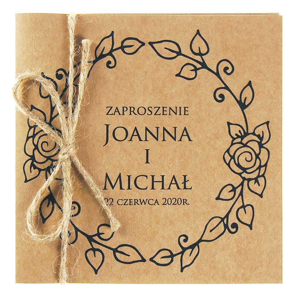 Zaproszenia Ślubne Eko Nastia