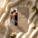 Zaproszenia ślubne ze zdjęciem - Lila