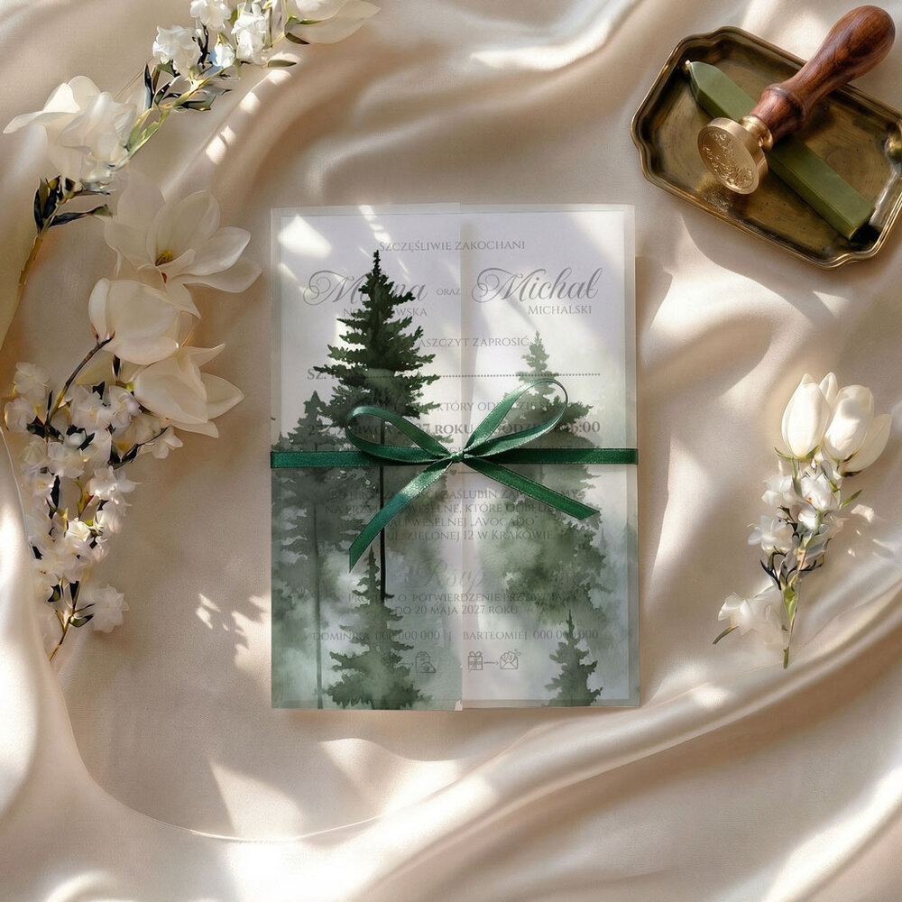 Zaproszenia Ślubne z kalką Daniela2