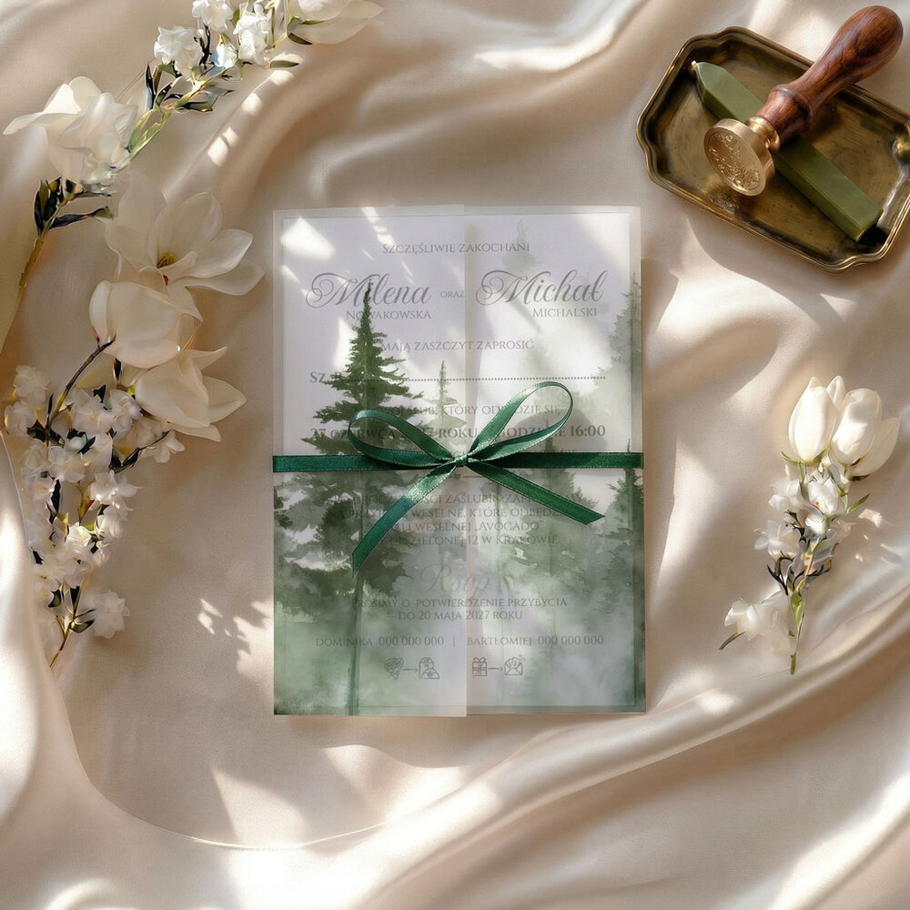 Zaproszenia Ślubne z kalką Daniela2