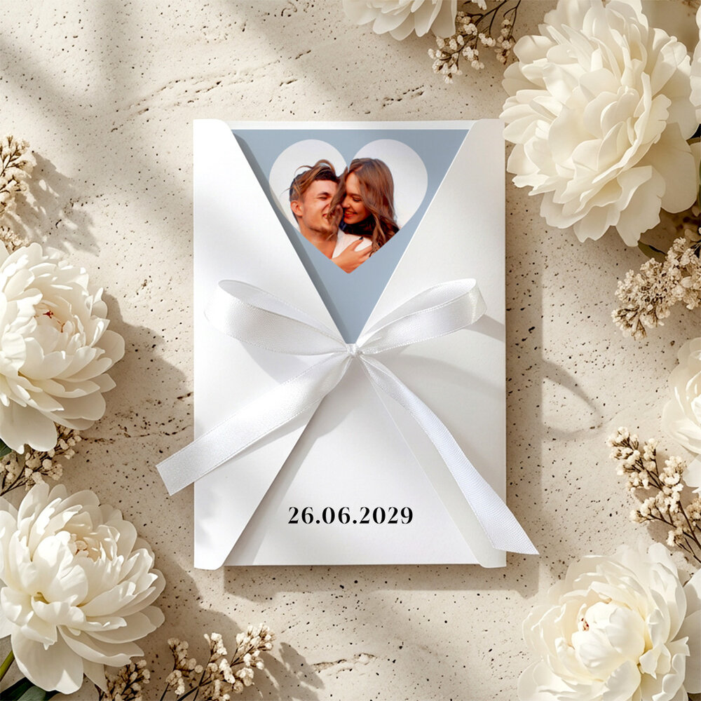 Zaproszenia ślubne z kopertą - Anika