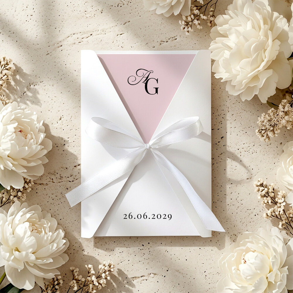 Zaproszenia ślubne z kopertą - Anika