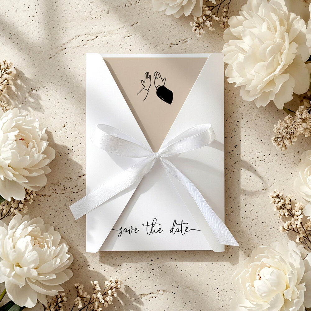 Zaproszenia ślubne z kopertą - Anika