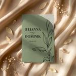 Zaproszenia ślubne łuk - Greta