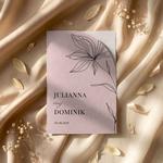 Zaproszenia ślubne łuk - Greta