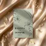 Zaproszenia ślubne łuk - Greta