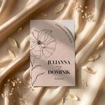 Zaproszenia ślubne łuk - Greta