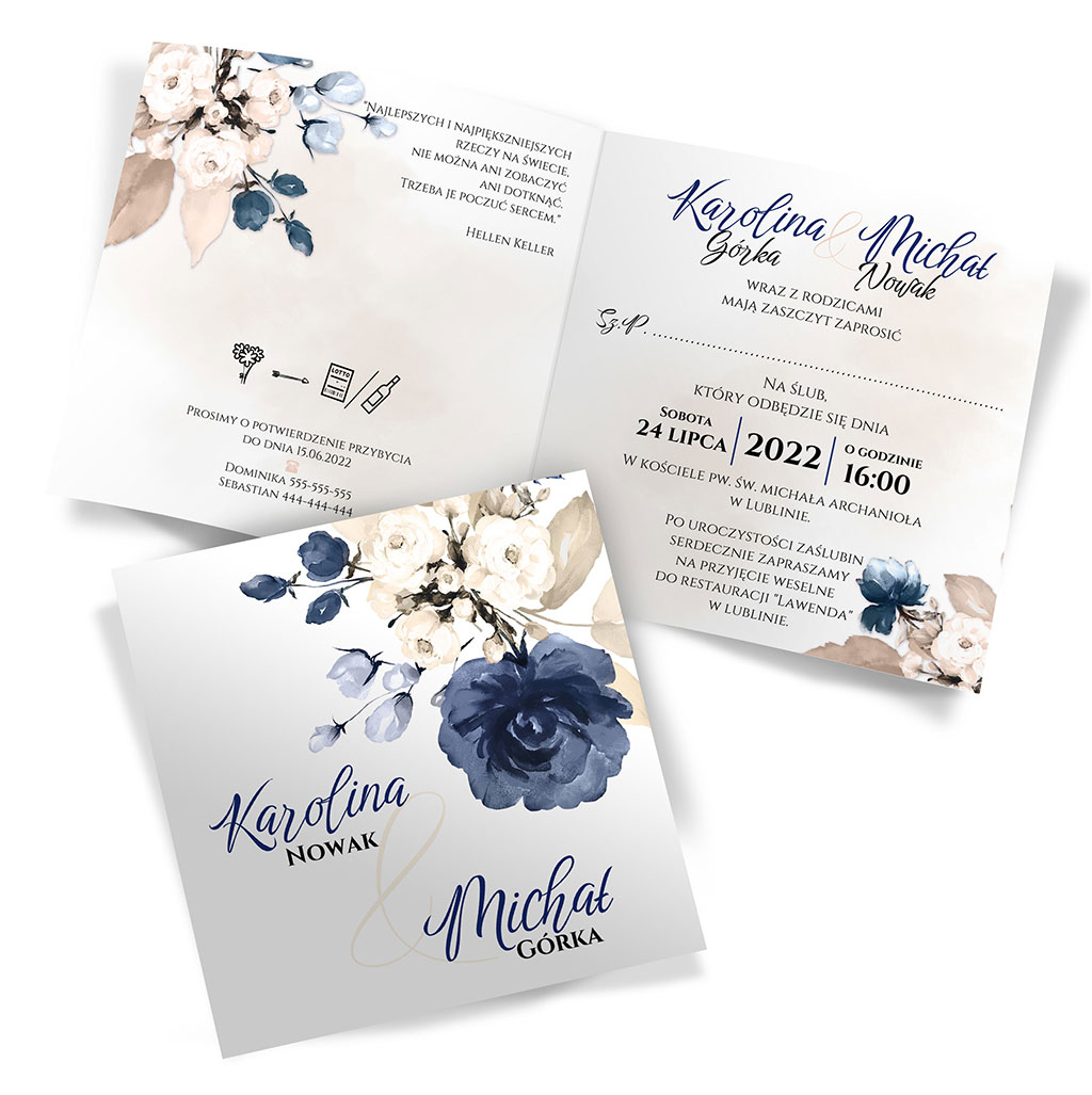 Zaproszenia Ślubne - Oliwia 2