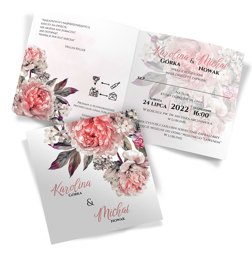 Zaproszenia Ślubne - Oliwia 8