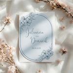 Zaproszenia ślubne składane - Tina