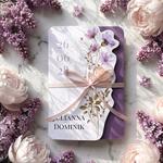 Zaproszenia ślubne ozdobne wycięcie - Fiorella2