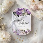 Zaproszenia ślubne ozdobne wycięcie - Luna