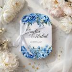 Zaproszenia ślubne ozdobne wycięcie - Luna