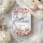 Zaproszenia ślubne ozdobne wycięcie - Luna