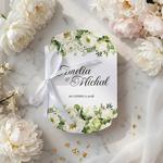 Zaproszenia ślubne ozdobne wycięcie - Luna