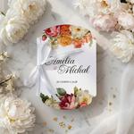 Zaproszenia ślubne ozdobne wycięcie - Luna