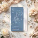 Zaproszenia ślubne ze spinaczem - Paola