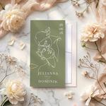 Zaproszenia ślubne ze spinaczem - Paola