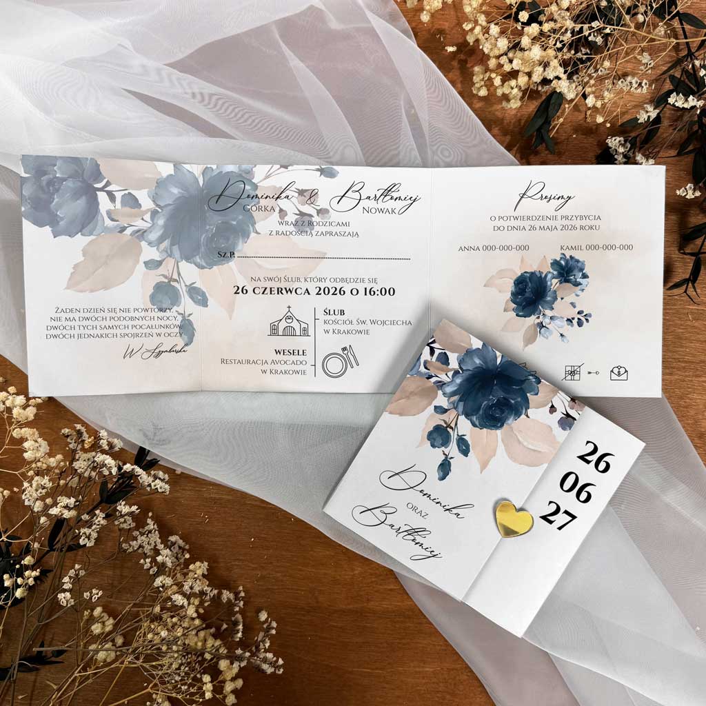 Zaproszenia Ślubne Rozalia