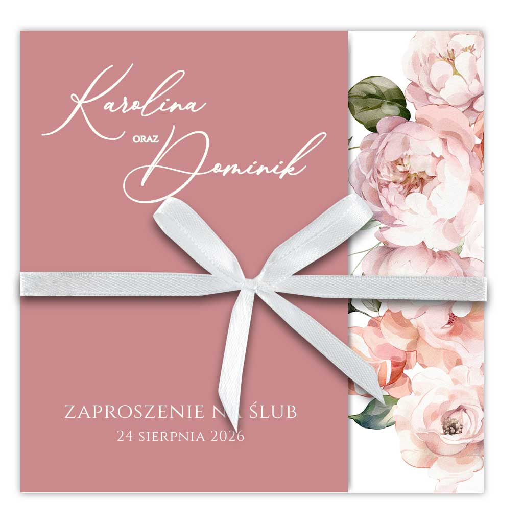 Zaproszenia Ślubne Wera2