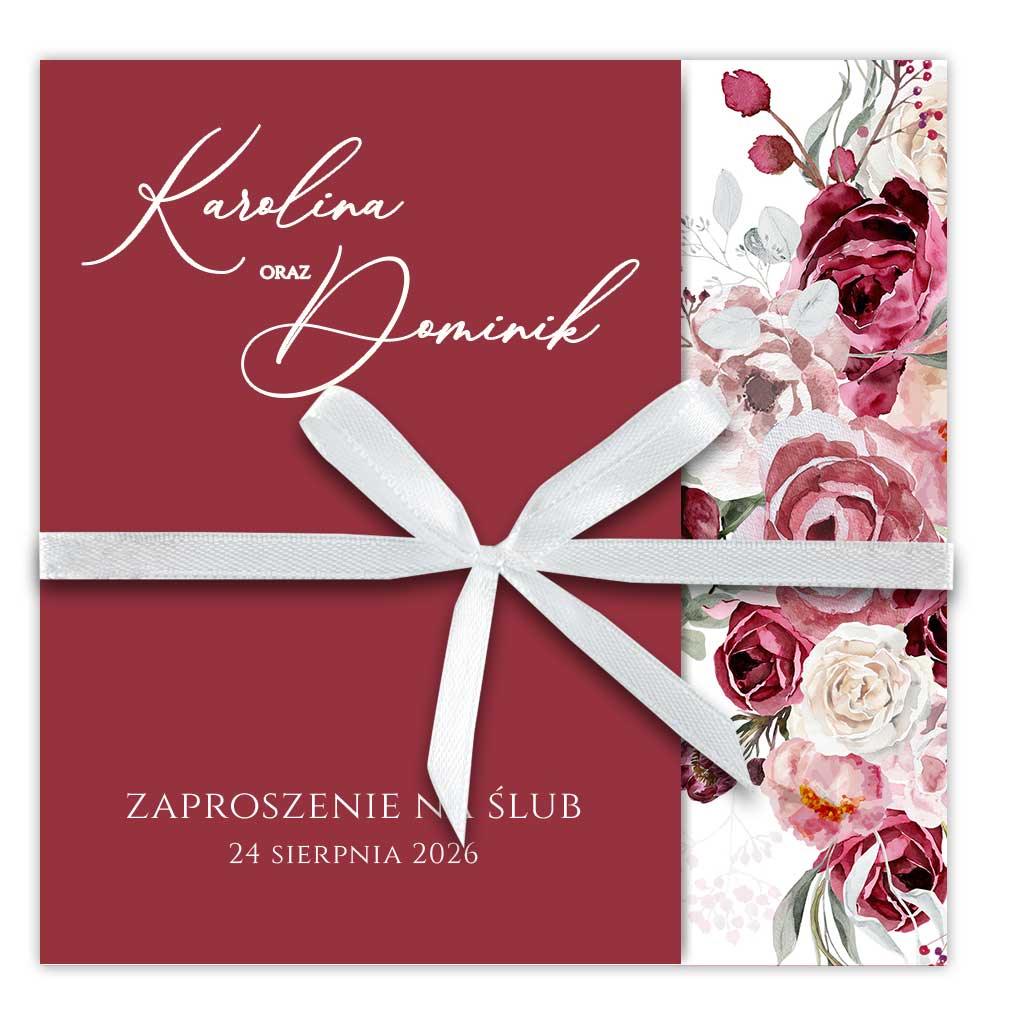 Zaproszenia Ślubne Wera2