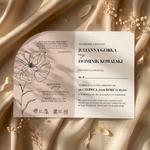 Zaproszenia ślubne łuk - Greta