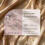 Zaproszenia ślubne łuk - Greta