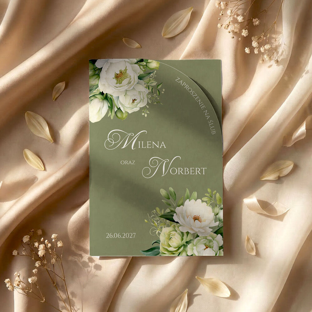 Zaproszenia ślubne łuk - Astrid