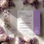 Zaproszenia ślubne ozdobne wycięcie - Fiorella2