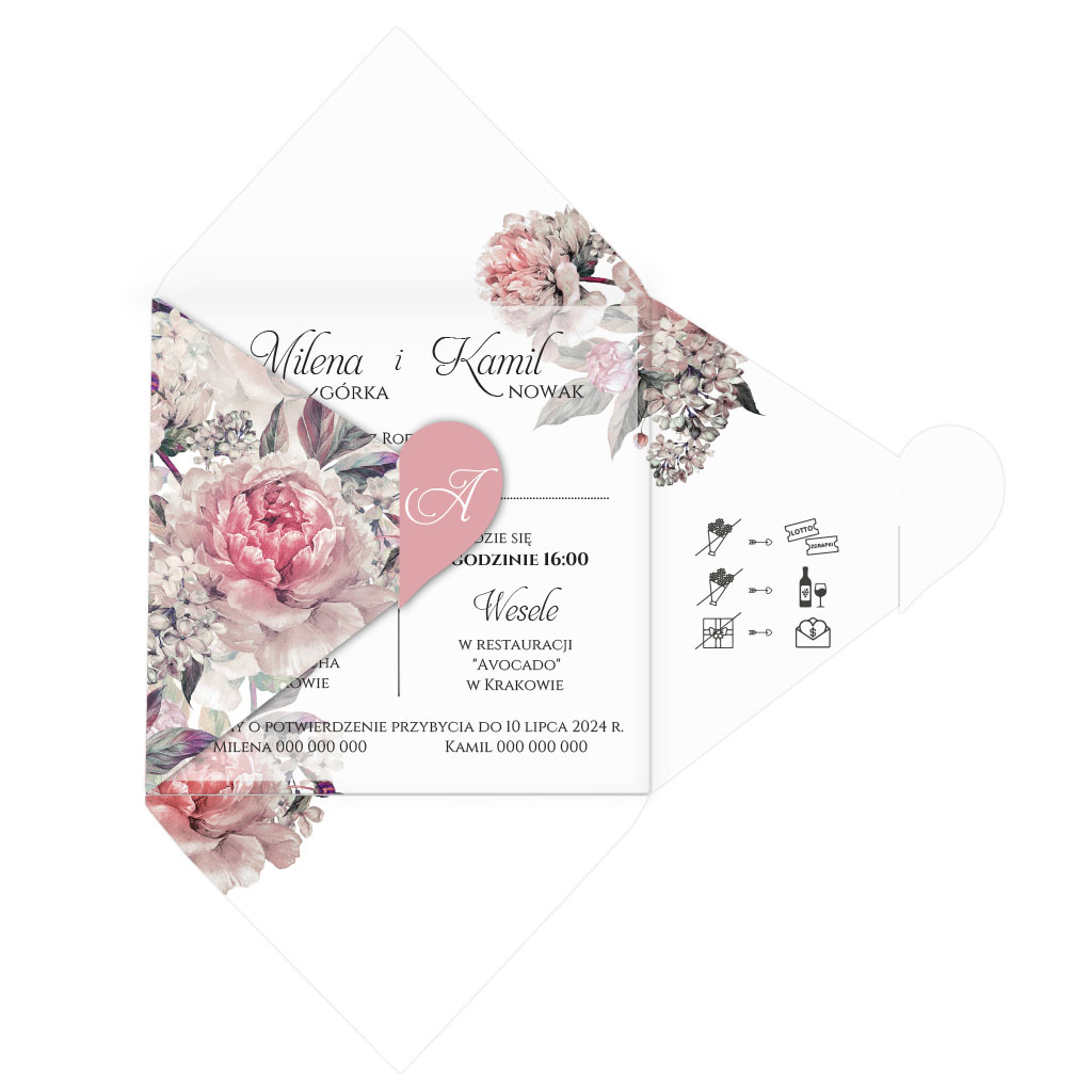 Zaproszenia Ślubne Ewelina