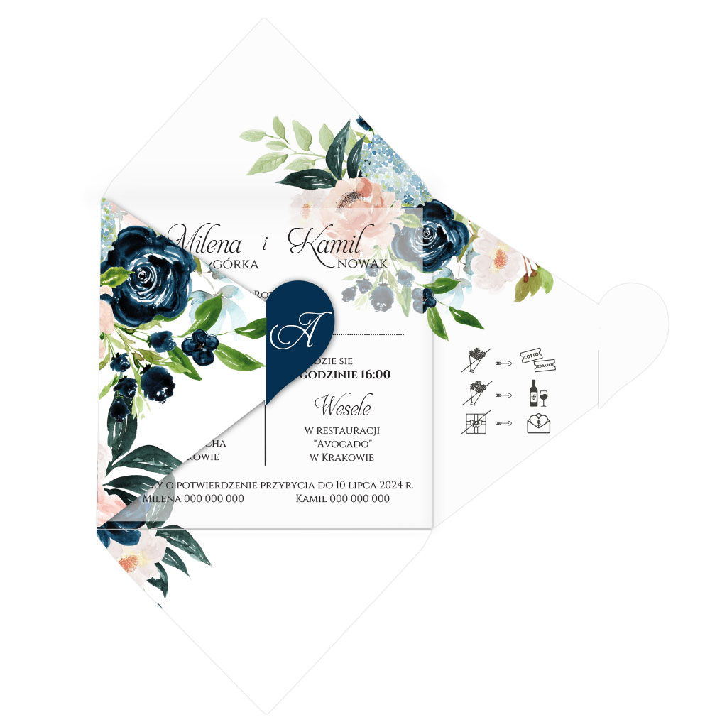Zaproszenia Ślubne Ewelina