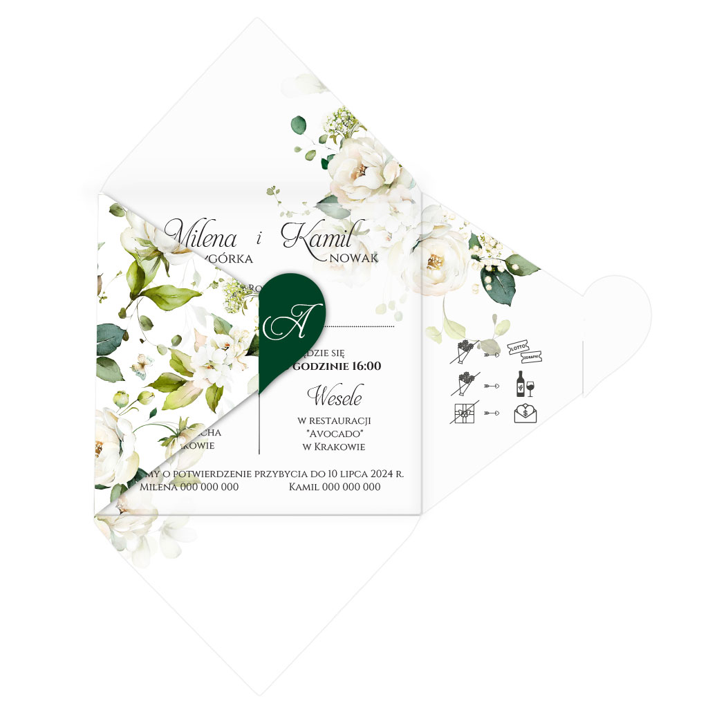Zaproszenia Ślubne Ewelina