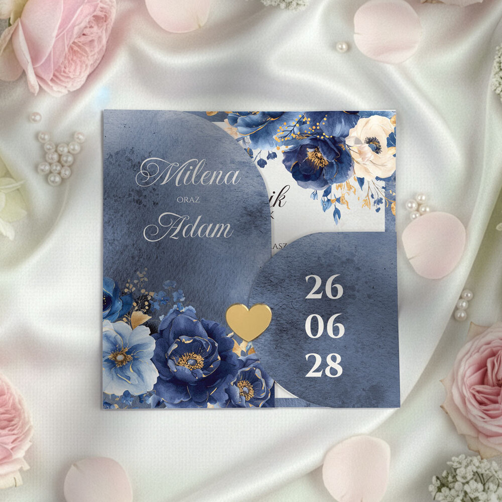 Zaproszenia Ślubne Safira