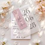 Zaproszenia ślubne z kalką - Artemis
