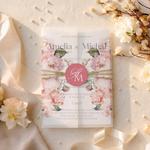 Zaproszenia Ślubne z kalką Amber