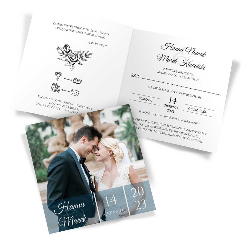 Zaproszenia Ślubne Lisa