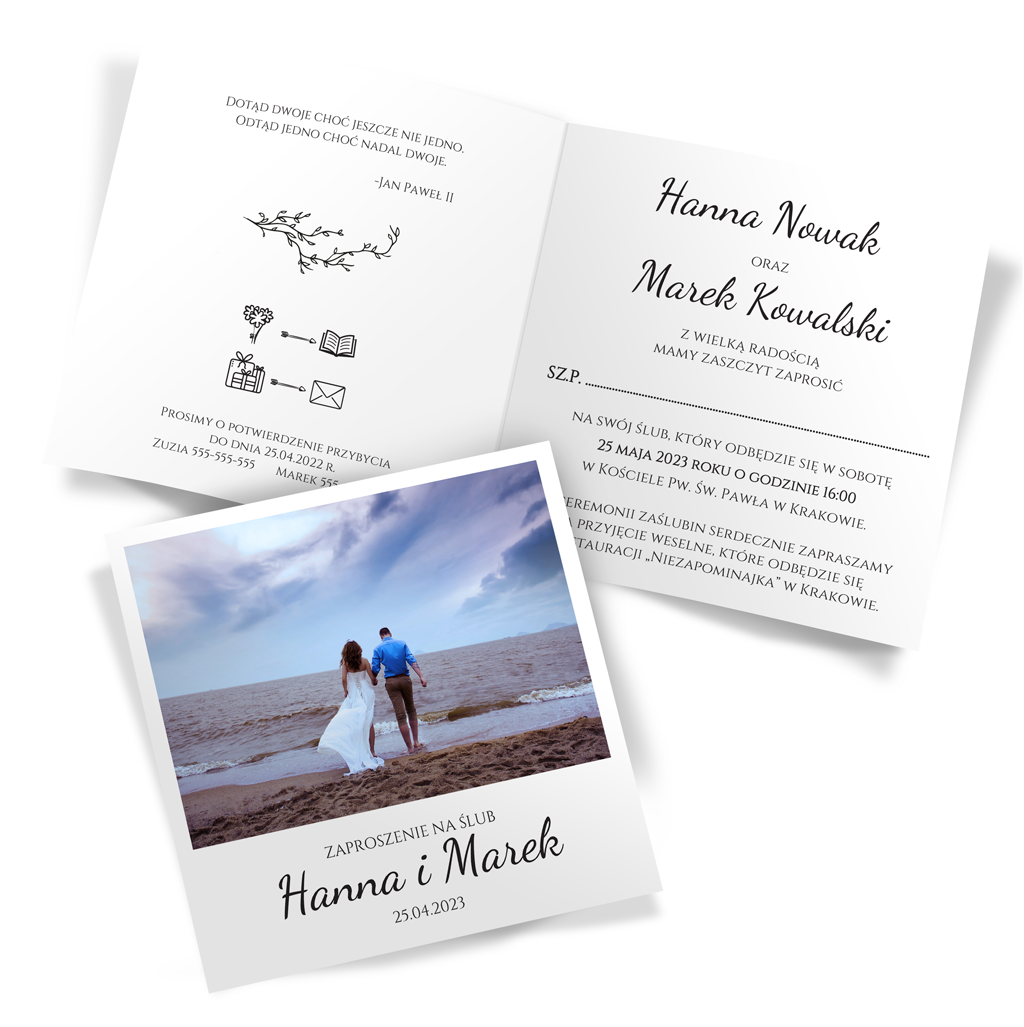 Zaproszenia Ślubne Lisa